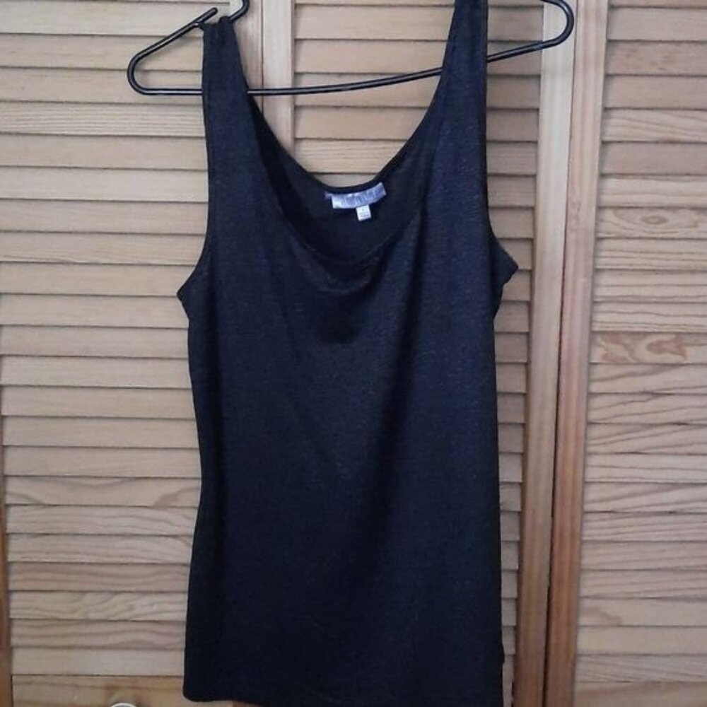 Jennifer Lopez Black & Silver Tank Top Size Large